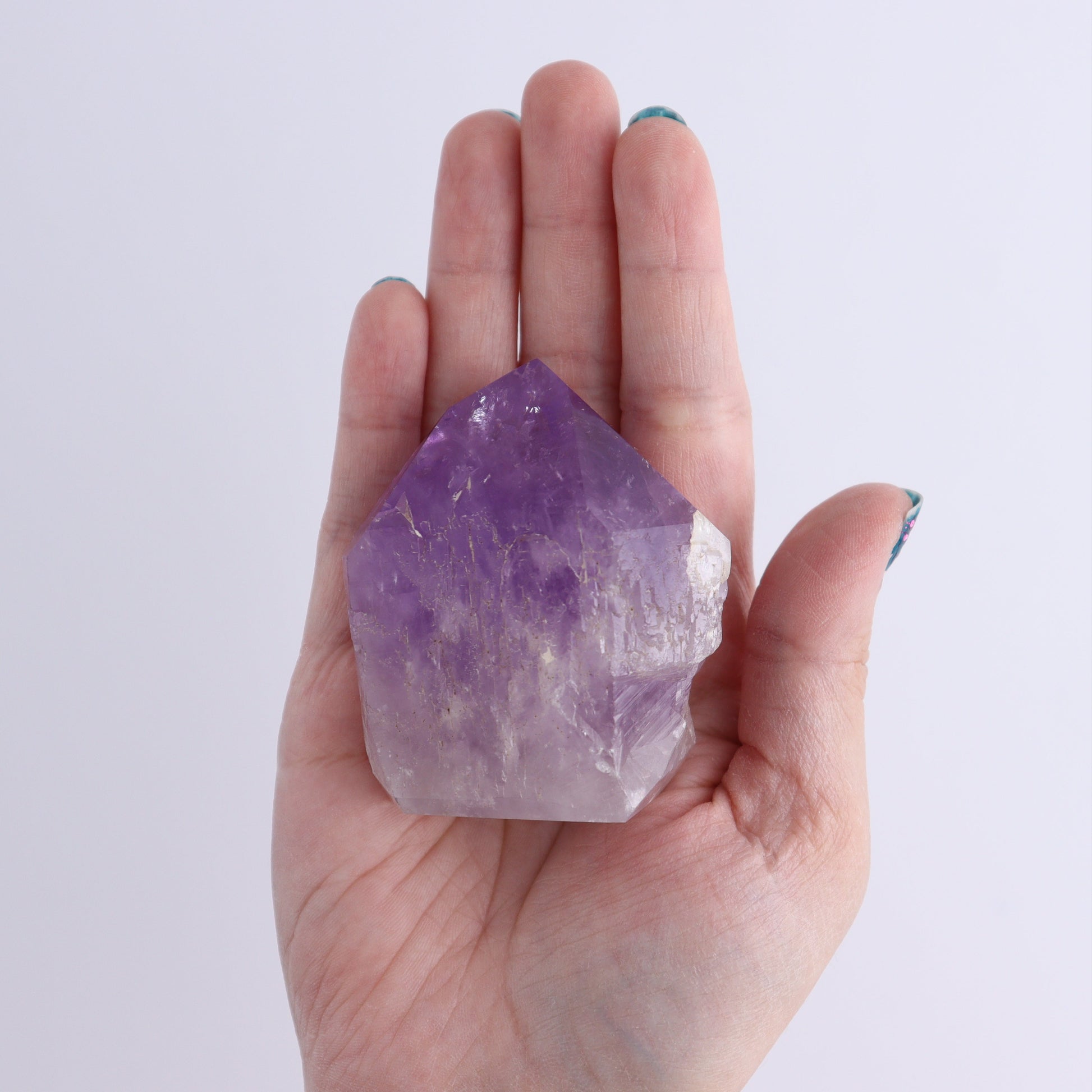 Amethyst Tops Polished Set of 5 - Expert Wholesale and Supplier of Wholesale Crystals & Bulk Gemstones, ["Amethyst","Brazil","Top Polished"]