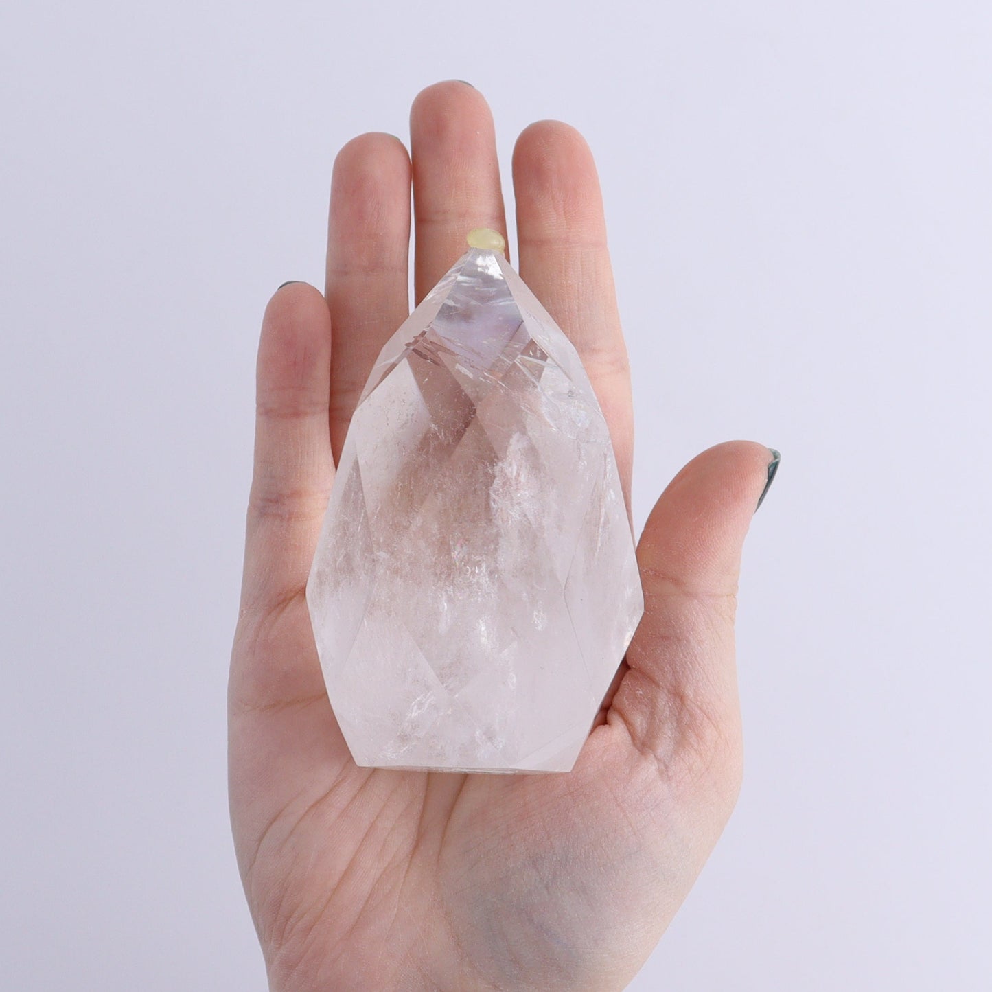 Quartz Faceted Egg with Point Set of 5 - Expert Wholesale and Supplier of Wholesale Crystals & Bulk Gemstones, ["Brazil","Clear Quartz","Mixed Carvings","Quartz"]