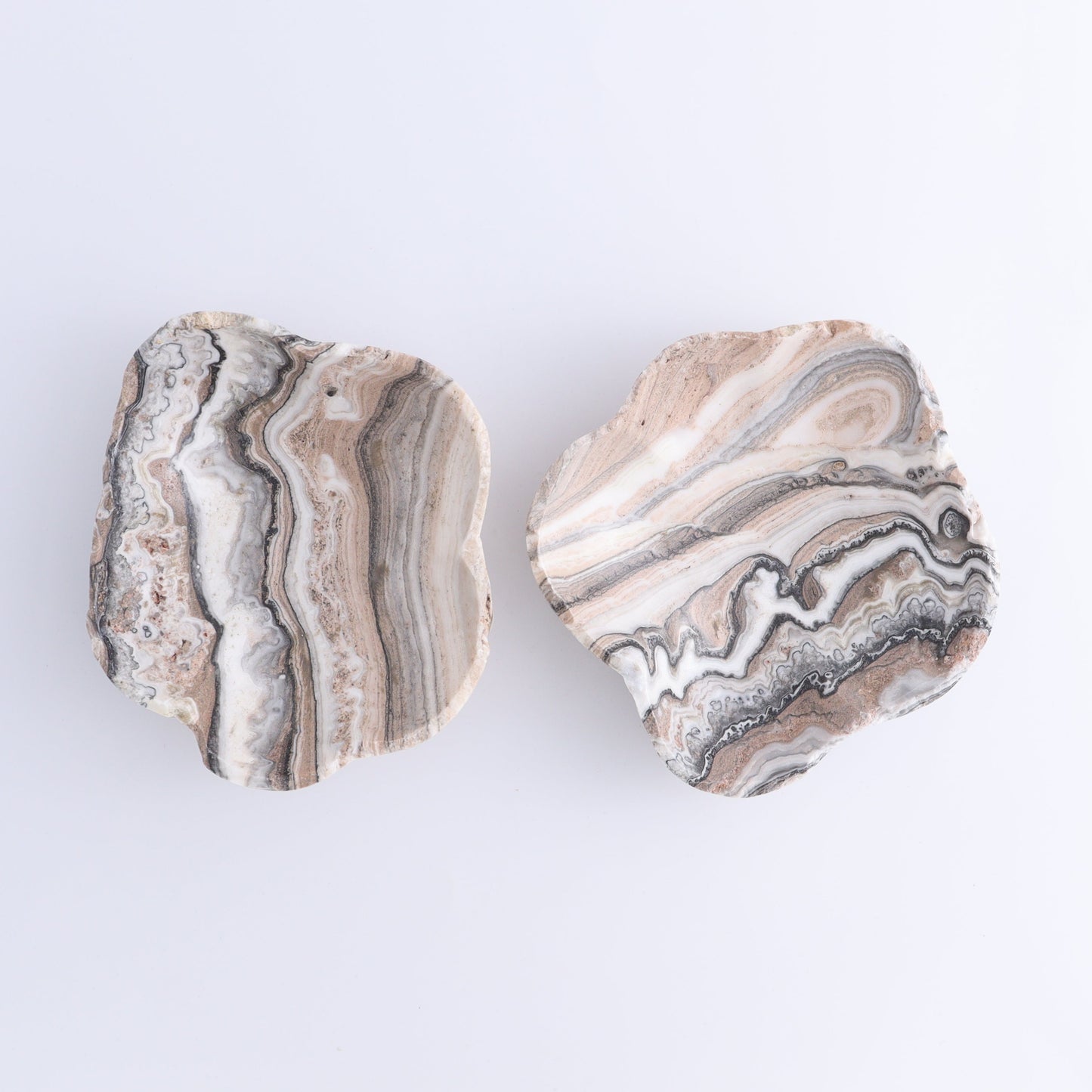 One Mexican Onyx/Calcite Black & White Zebra Irregular Bowl - Expert Wholesale and Supplier of Wholesale Crystals & Bulk Gemstones, ["bowl","Bowls","Calcite","Catalog Onyx","Decorative Dish","Mexico","onyx"]