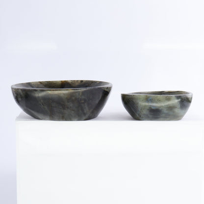 Labradorite Bowls Set of 6 - Expert Wholesale and Supplier of Wholesale Crystals & Bulk Gemstones, ["Bowls","Labradorite","Madagascar"]