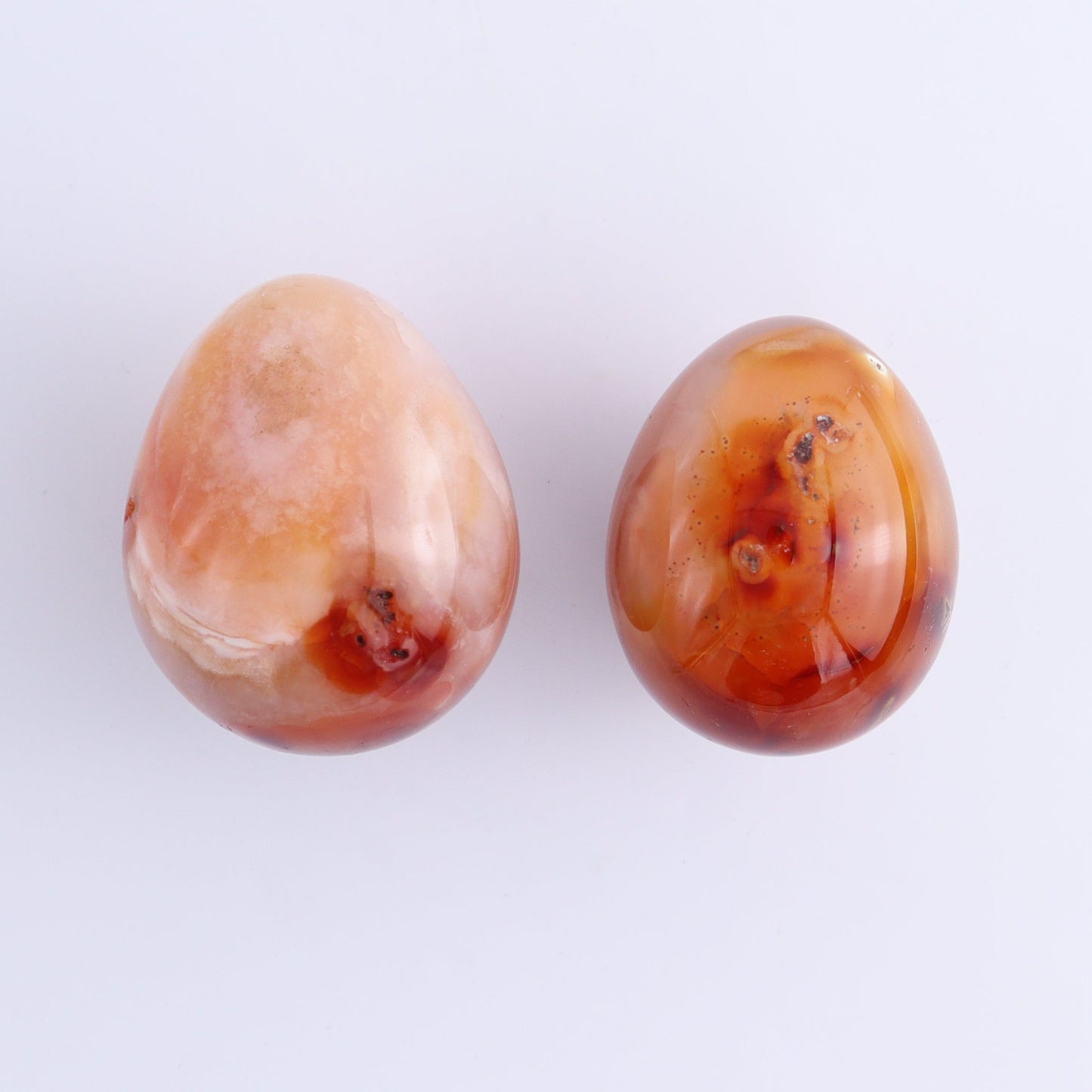 Carnelian Eggs Set of 12 - Expert Wholesale and Supplier of Wholesale Crystals & Bulk Gemstones, ["carnelian","Eggs","Madagascar"]