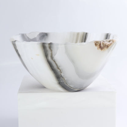 Mexican Onyx/Calcite Bowl 10"