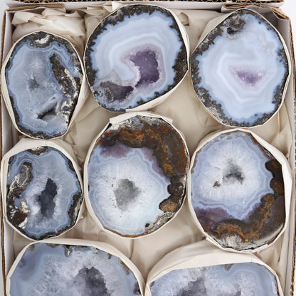 Las Choyas Geodes Set of 8