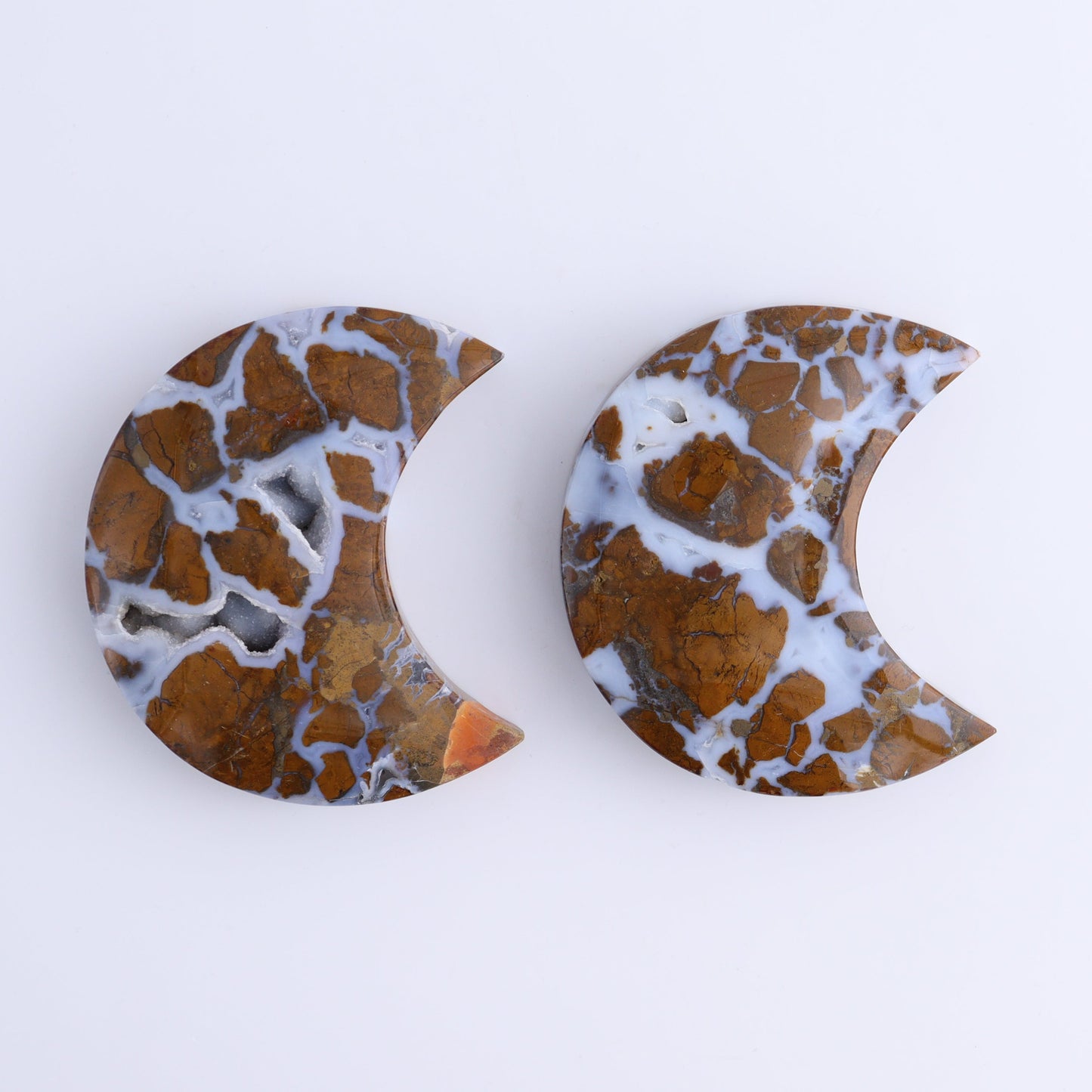 Brecciated Jasper Moons Set of 9 - Expert Wholesale and Supplier of Wholesale Crystals & Bulk Gemstones, ["Brecciated Jasper","Indonesia","moons"]
