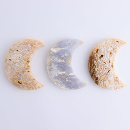 Agate Moons Set of 9 - Expert Wholesale and Supplier of Wholesale Crystals & Bulk Gemstones, ["Agate","moons"]