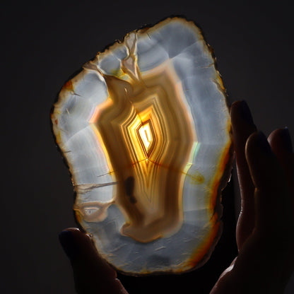 Iris Agate Slices Set of 4 - Expert Wholesale and Supplier of Wholesale Crystals & Bulk Gemstones, ["Agate","Iris Agate","Slices and Slabs"]