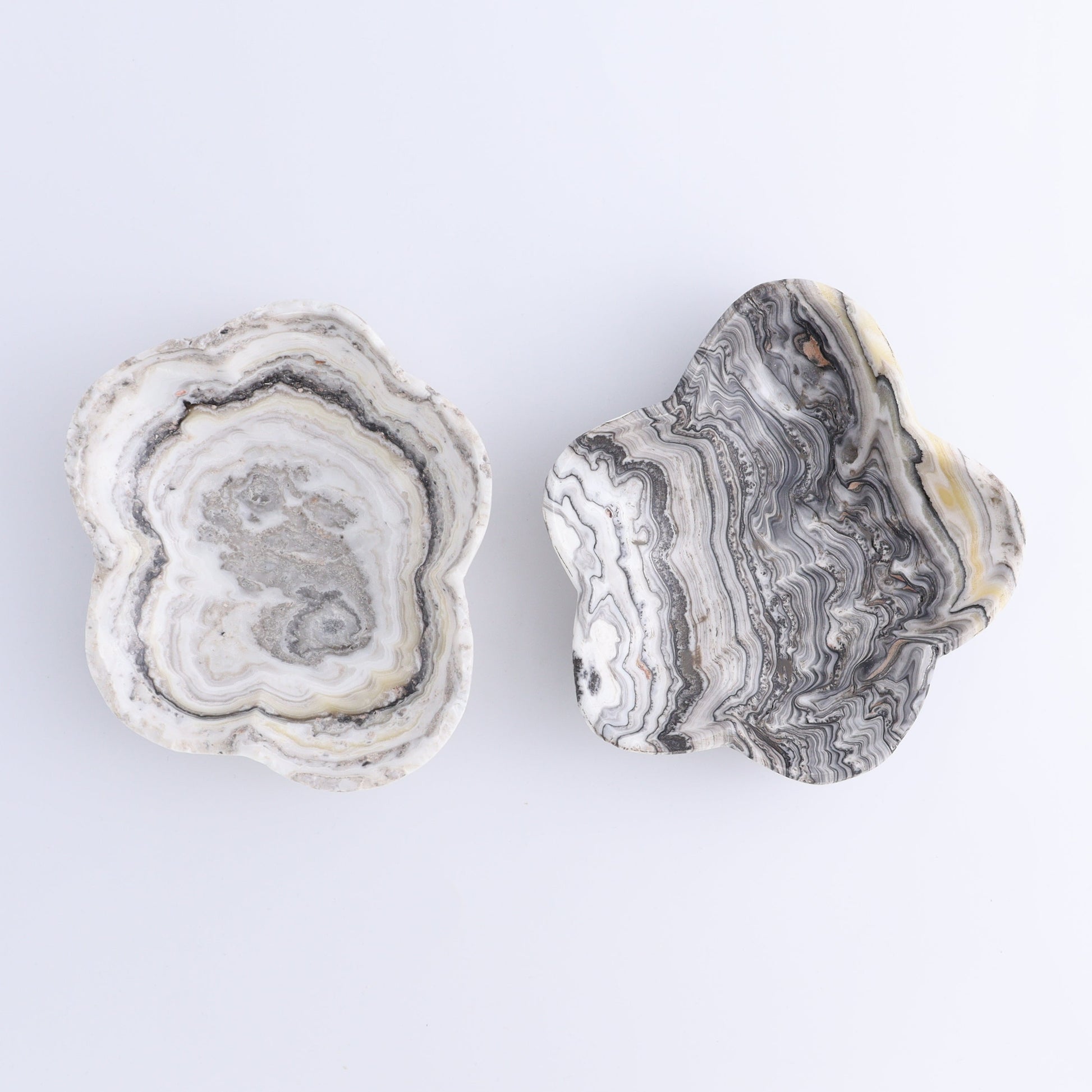 One Mexican Onyx/Calcite Black & White Zebra Irregular Bowl - Expert Wholesale and Supplier of Wholesale Crystals & Bulk Gemstones, ["bowl","Bowls","Calcite","Catalog Onyx","Decorative Dish","Mexico","onyx"]