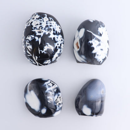Orca Agate Freeform Set of 4