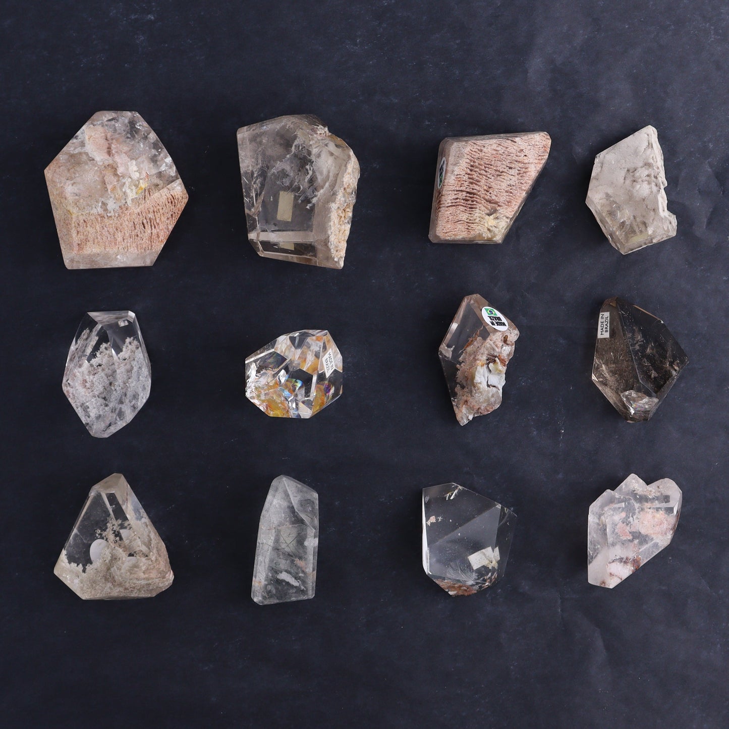 Quartz with Inclusions Feeforms Set of 35
