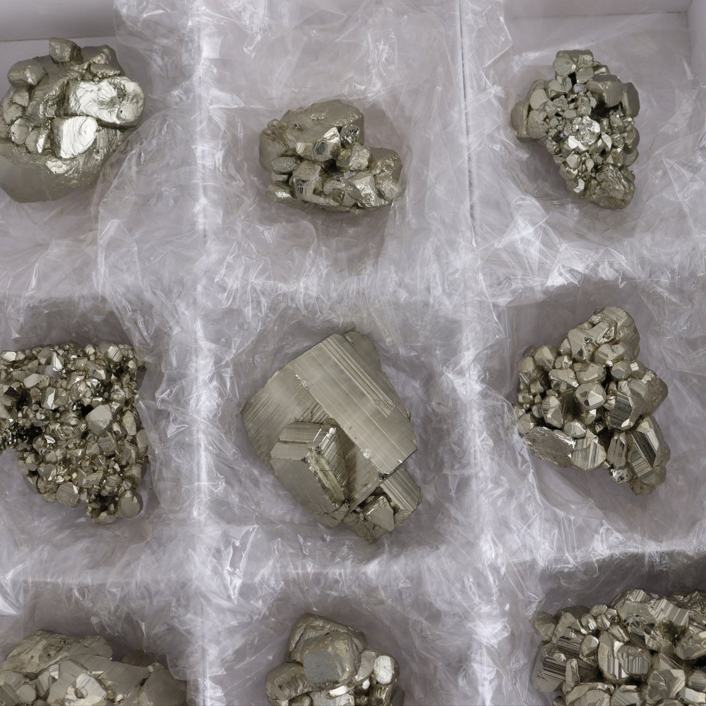 Pyrite Formations Flat of 12 - Expert Wholesale and Supplier of Wholesale Crystals & Bulk Gemstones, ["Formations","Peru","Pyrite"]