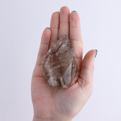 Imperfect Clear and Smoky Quartz Flames Set of 6 - Expert Wholesale and Supplier of Wholesale Crystals & Bulk Gemstones, ["Brazil","Clear Quartz","flames","Quartz","Smoky Quartz"]