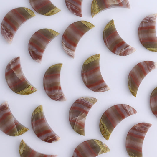 One Rose Calcite Little Moon - Expert Wholesale and Supplier of Wholesale Crystals & Bulk Gemstones, ["Calcite","moons","Pakistan","Rose Calcite"]