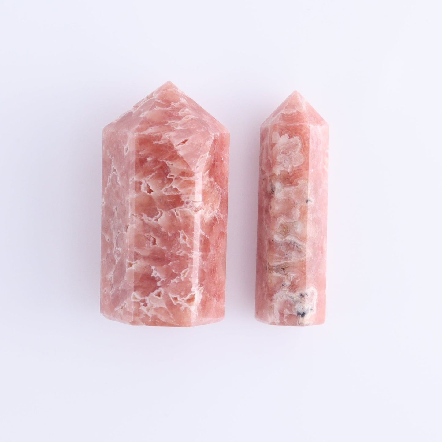 Rhodochrosite Towers Set of 7 - Expert Wholesale and Supplier of Wholesale Crystals & Bulk Gemstones, ["Argentina","Rhodochrosite","Towers"]