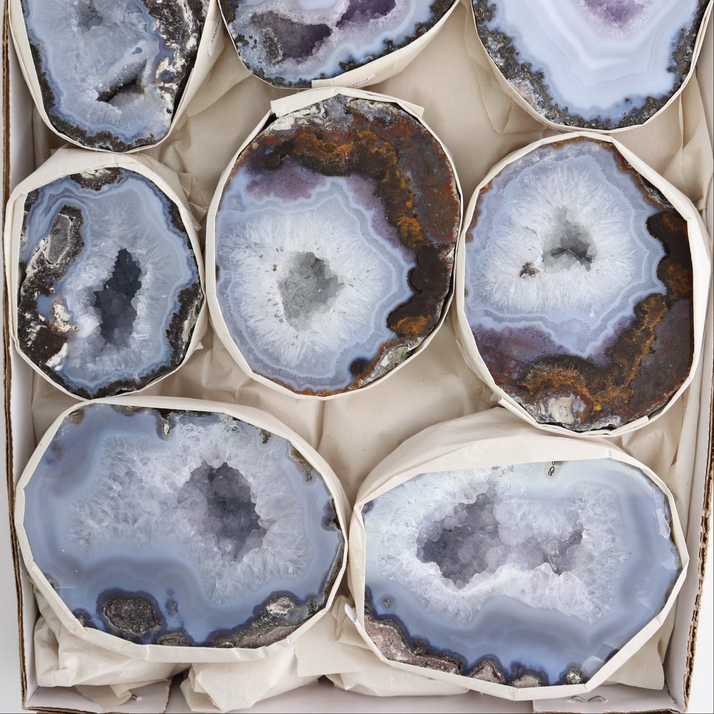 Las Choyas Geodes Set of 8