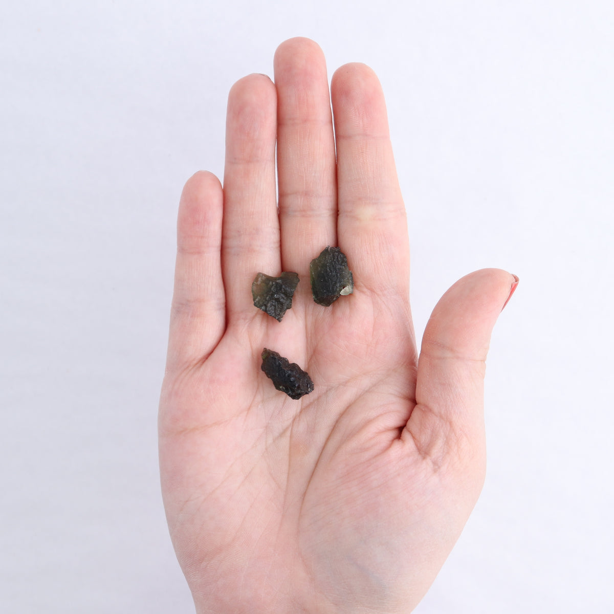 Moldavite Pieces Set of 3