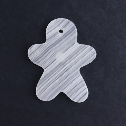 One White Onyx Gingerbread Ornament - Expert Wholesale and Supplier of Wholesale Crystals & Bulk Gemstones, ["Catalog Onyx","Gingerbread","Mexico","onyx","Ornament"]