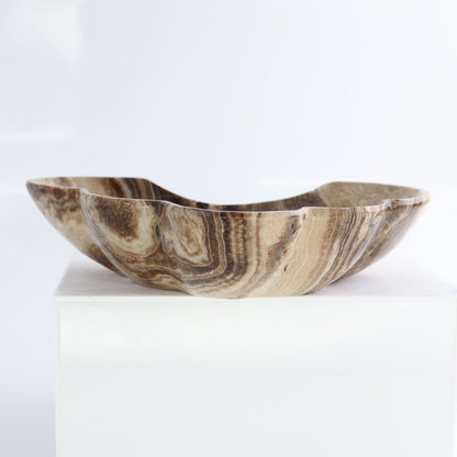 Mexican Onyx/Calcite Chocolate Bowls Set of 3