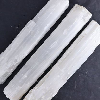 Selenite Logs Set of 3 - Expert Wholesale and Supplier of Wholesale Crystals & Bulk Gemstones, ["logs","selenite"]