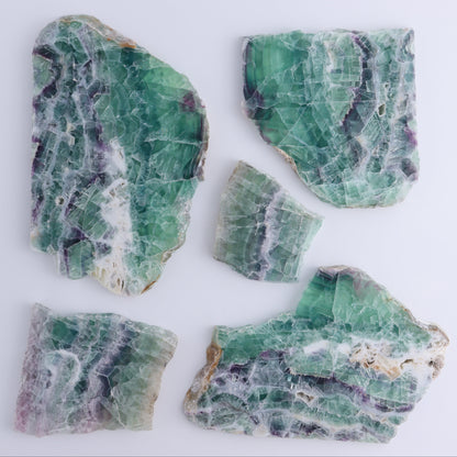 Fluorite Face Polished Set of 5 - Expert Wholesale and Supplier of Wholesale Crystals & Bulk Gemstones, ["Face Polished","Fluorite","Mexico"]