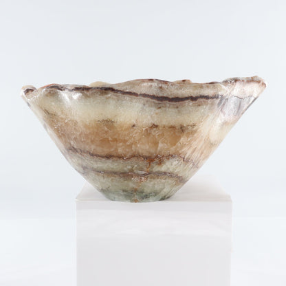 Mexican Onyx/Calcite Bowl 15"