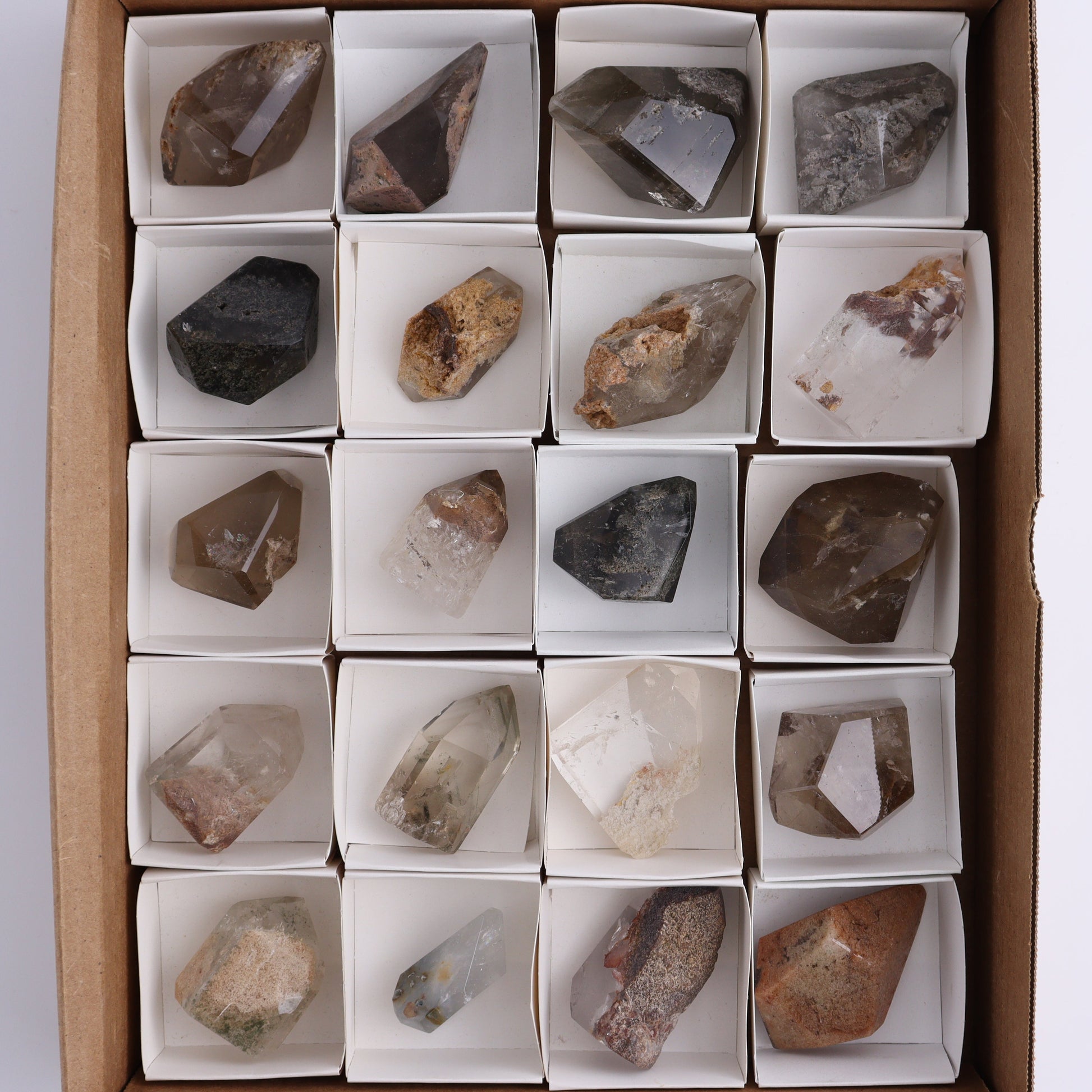 Garden Quartz Freeforms Set of 20 - Expert Wholesale and Supplier of Wholesale Crystals & Bulk Gemstones, ["Freeform","Freeforms","Garden Quartz","Quartz"]