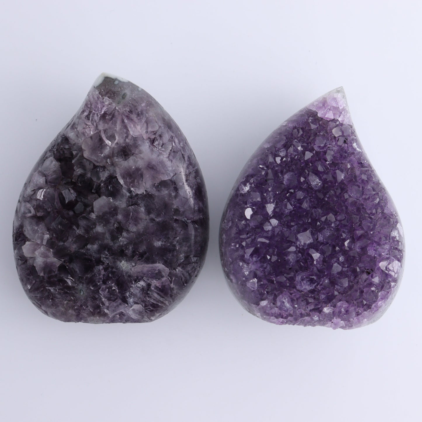 Uruguay Amethyst Flames Set of 4 - Expert Wholesale and Supplier of Wholesale Crystals & Bulk Gemstones, ["Amethyst","flames","Uruguay"]