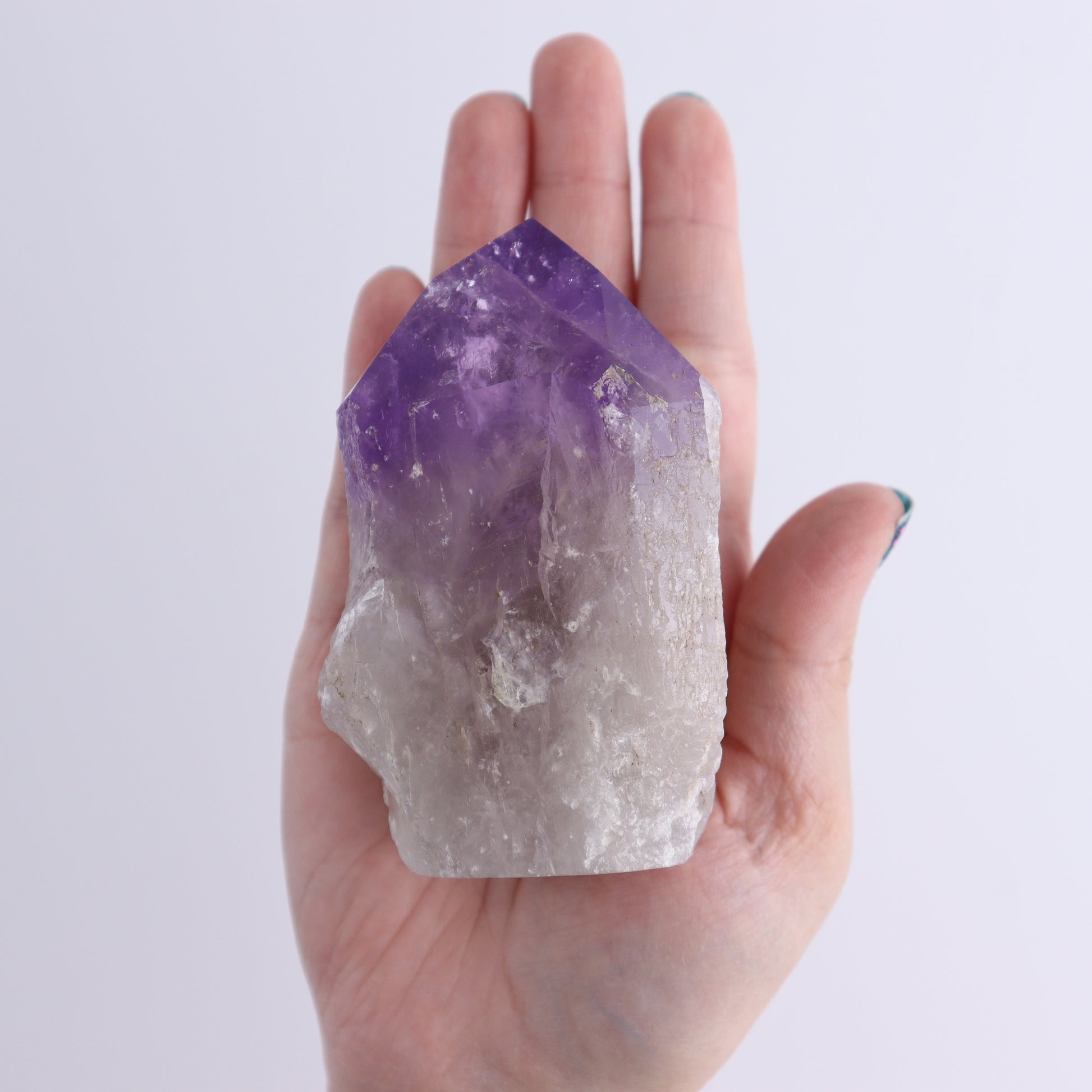 Amethyst Tops Polished Set of 5 - Expert Wholesale and Supplier of Wholesale Crystals & Bulk Gemstones, ["Amethyst","Brazil","Top Polished"]