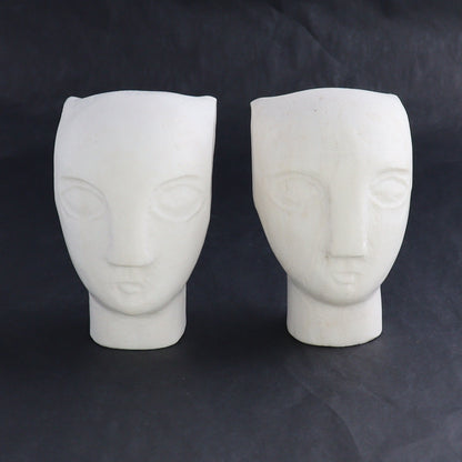 One White Marble Head Statue - Expert Wholesale and Supplier of Wholesale Crystals & Bulk Gemstones, ["Marble","Mixed Carvings","White Marble"]