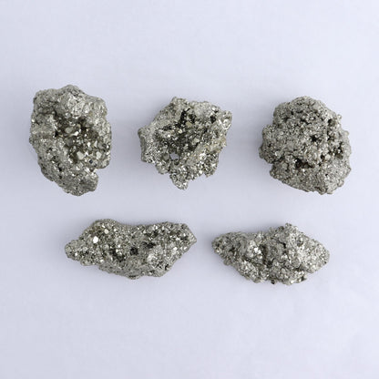 Pyrite Clusters Set of 12