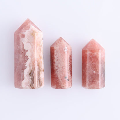 Rhodochrosite Towers Set of 7 - Expert Wholesale and Supplier of Wholesale Crystals & Bulk Gemstones, ["Argentina","Rhodochrosite","Towers"]
