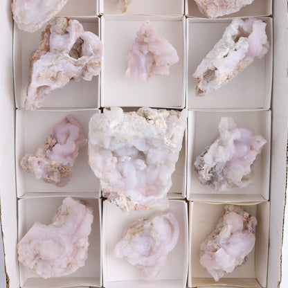 Chalcedony Set of 12 - Expert Wholesale and Supplier of Wholesale Crystals & Bulk Gemstones, ["Chalcedony","Freeforms"]