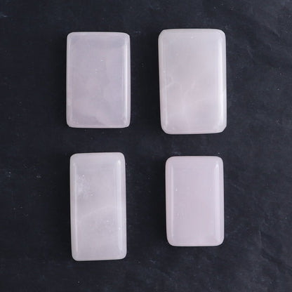 Pink Mangano Calcite Rectangles Set of 12