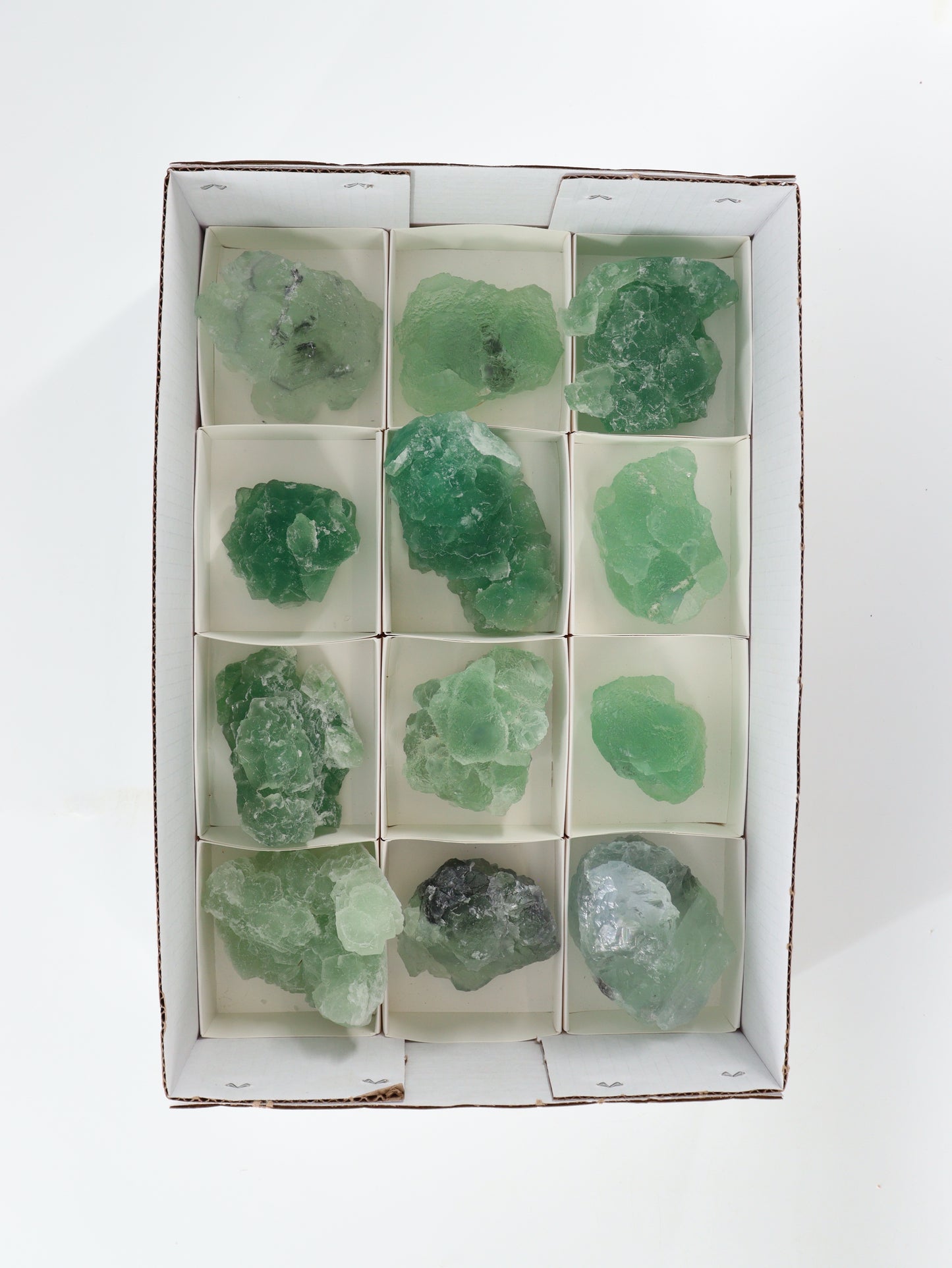 Fluorite Flat Set of 12