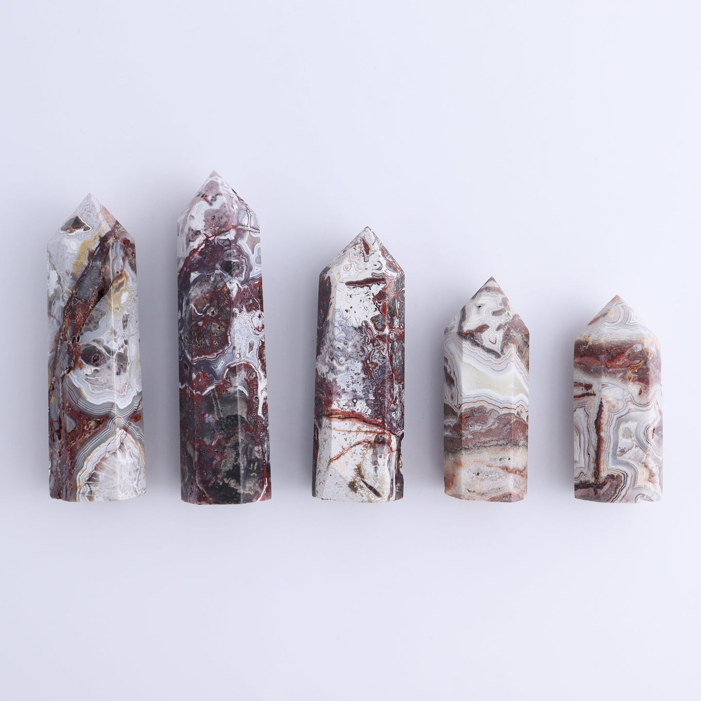 One Crazy Lace Agate Towers 1 kg Set - Expert Wholesale and Supplier of Wholesale Crystals & Bulk Gemstones, ["Agate","close_70","Crazy Lace Agate","Towers"]