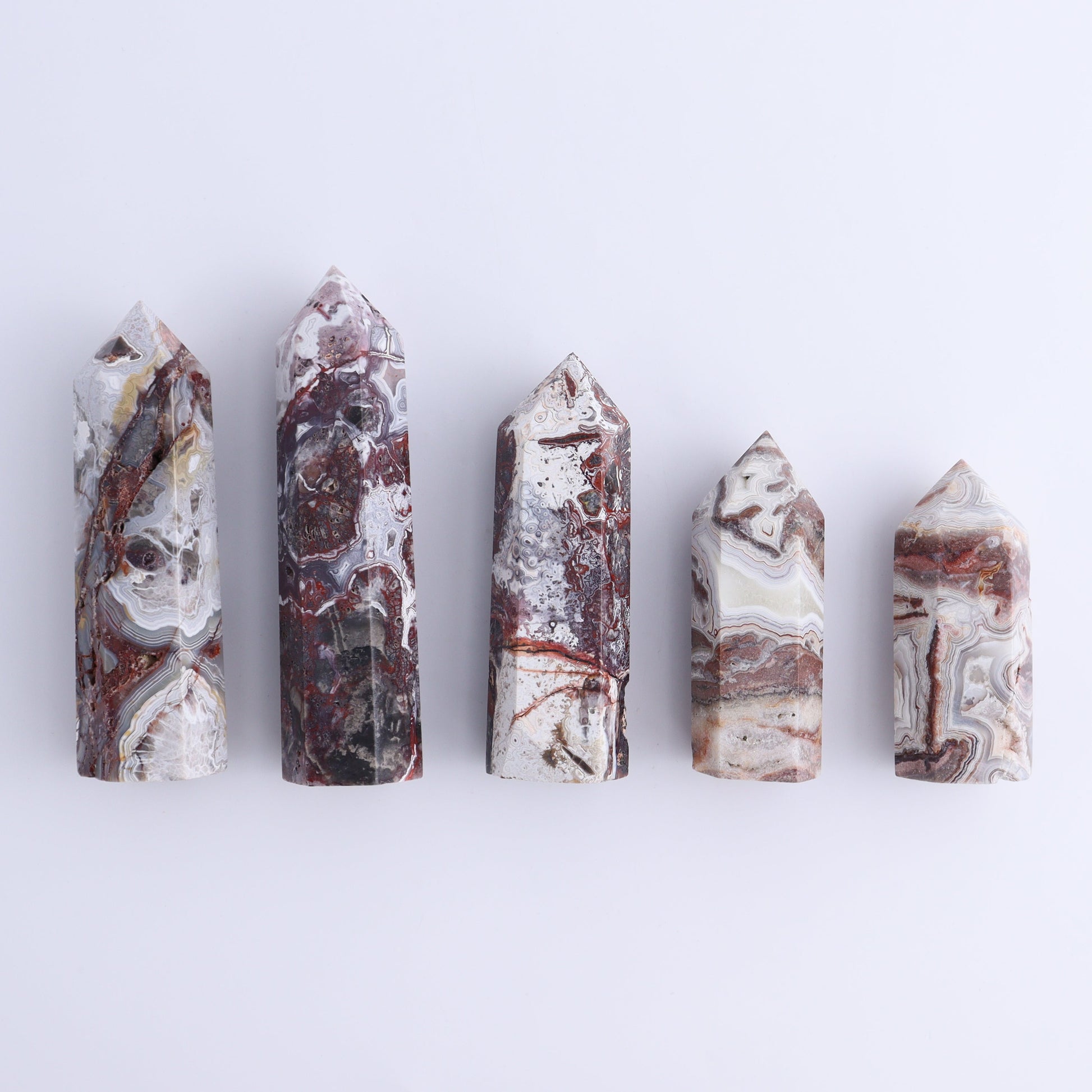 One Crazy Lace Agate Towers 1 kg Set - Expert Wholesale and Supplier of Wholesale Crystals & Bulk Gemstones, ["Agate","close_70","Crazy Lace Agate","Towers"]