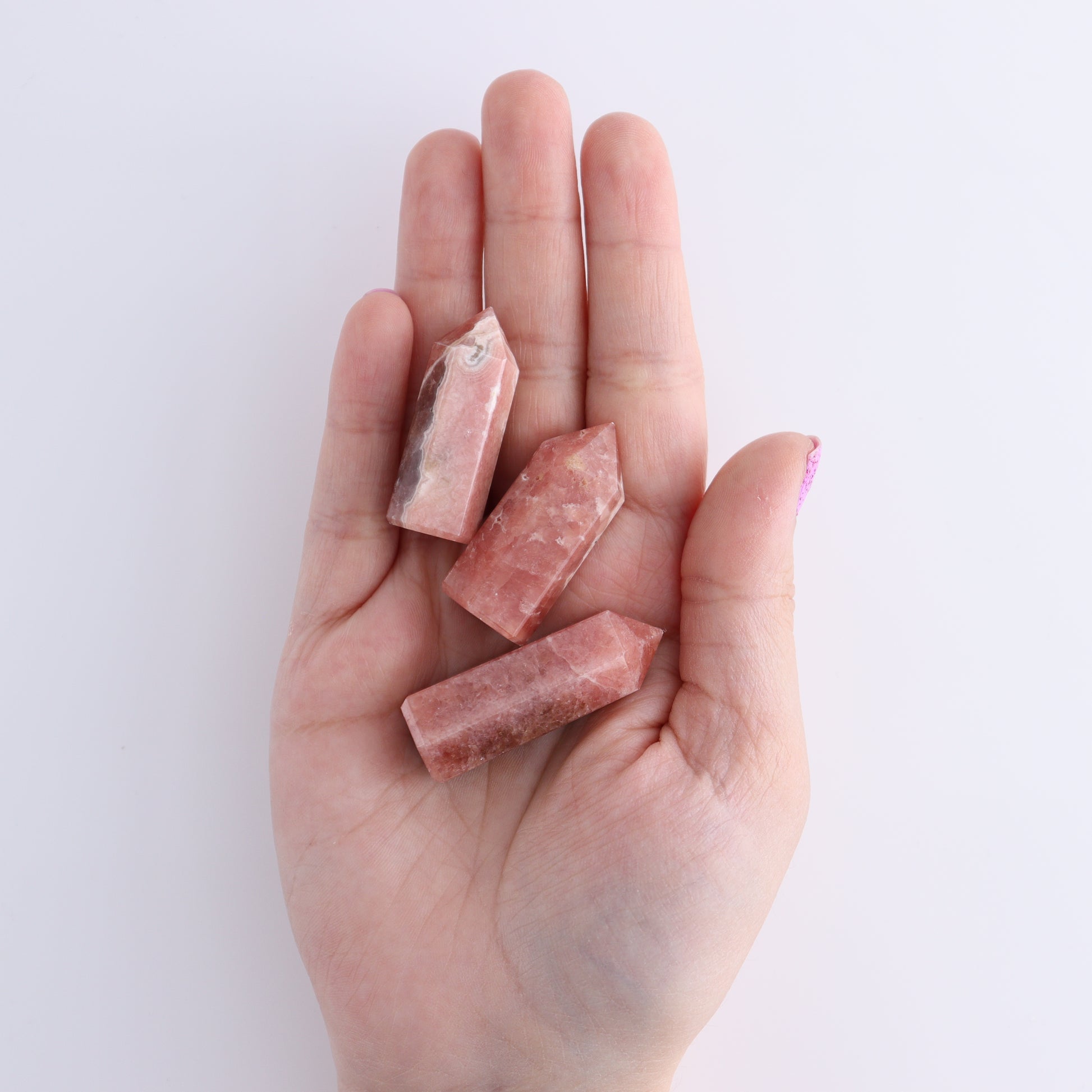 Rhodochrosite Towers Set of 5 - Expert Wholesale and Supplier of Wholesale Crystals & Bulk Gemstones, ["Argentina","Rhodochrosite","Towers"]