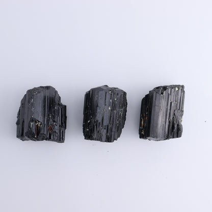 Black Tourmaline Roughs Set of 6 - Expert Wholesale and Supplier of Wholesale Crystals & Bulk Gemstones, ["Black Tourmaline","Madagascar","Rough","Tourmaline"]