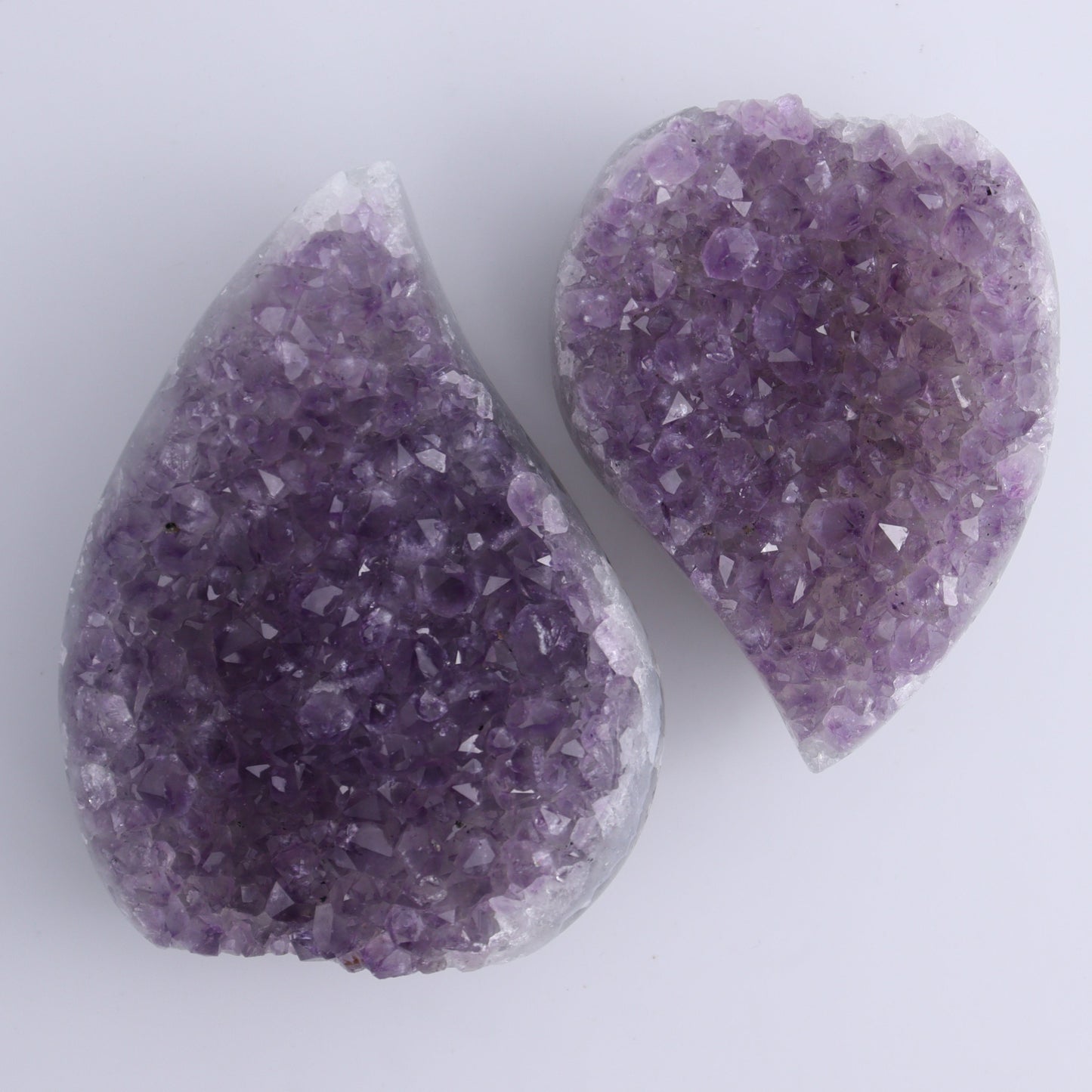 Uruguay Amethyst Flames Set of 4 - Expert Wholesale and Supplier of Wholesale Crystals & Bulk Gemstones, ["Amethyst","flames","Uruguay"]