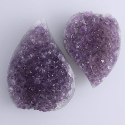 Uruguay Amethyst Flames Set of 4 - Expert Wholesale and Supplier of Wholesale Crystals & Bulk Gemstones, ["Amethyst","flames","Uruguay"]