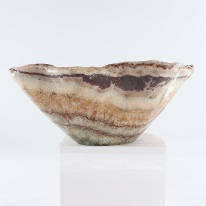 Mexican Onyx/Calcite Bowl 15"