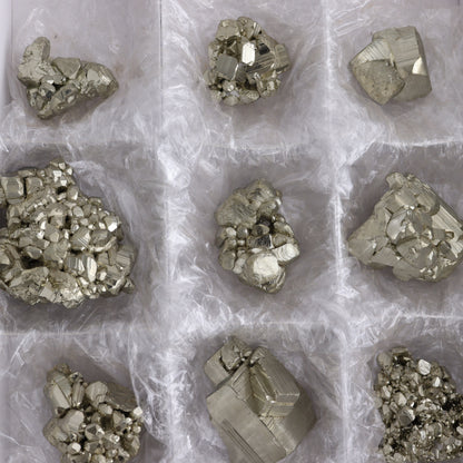 Pyrite Formations Flat of 12 - Expert Wholesale and Supplier of Wholesale Crystals & Bulk Gemstones, ["Formations","Peru","Pyrite"]
