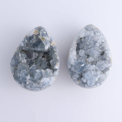 Celestite Eggs & Clusters Set of 6 - Expert Wholesale and Supplier of Wholesale Crystals & Bulk Gemstones, ["Celestite","Clusters","Freeform"]