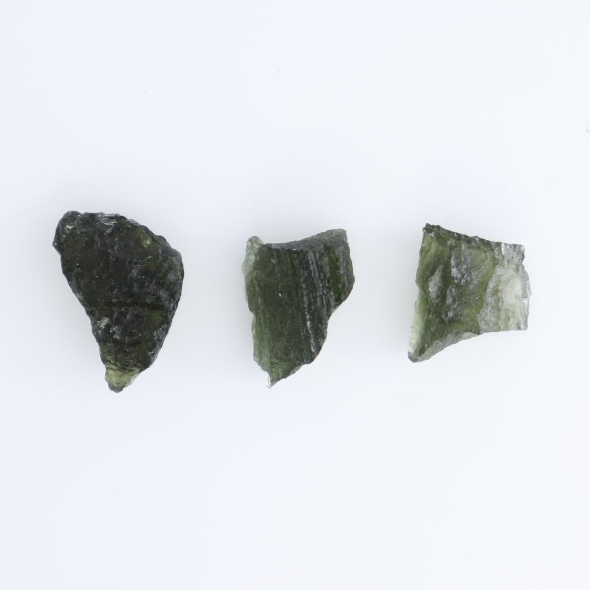 Moldavite Pieces Set of 3