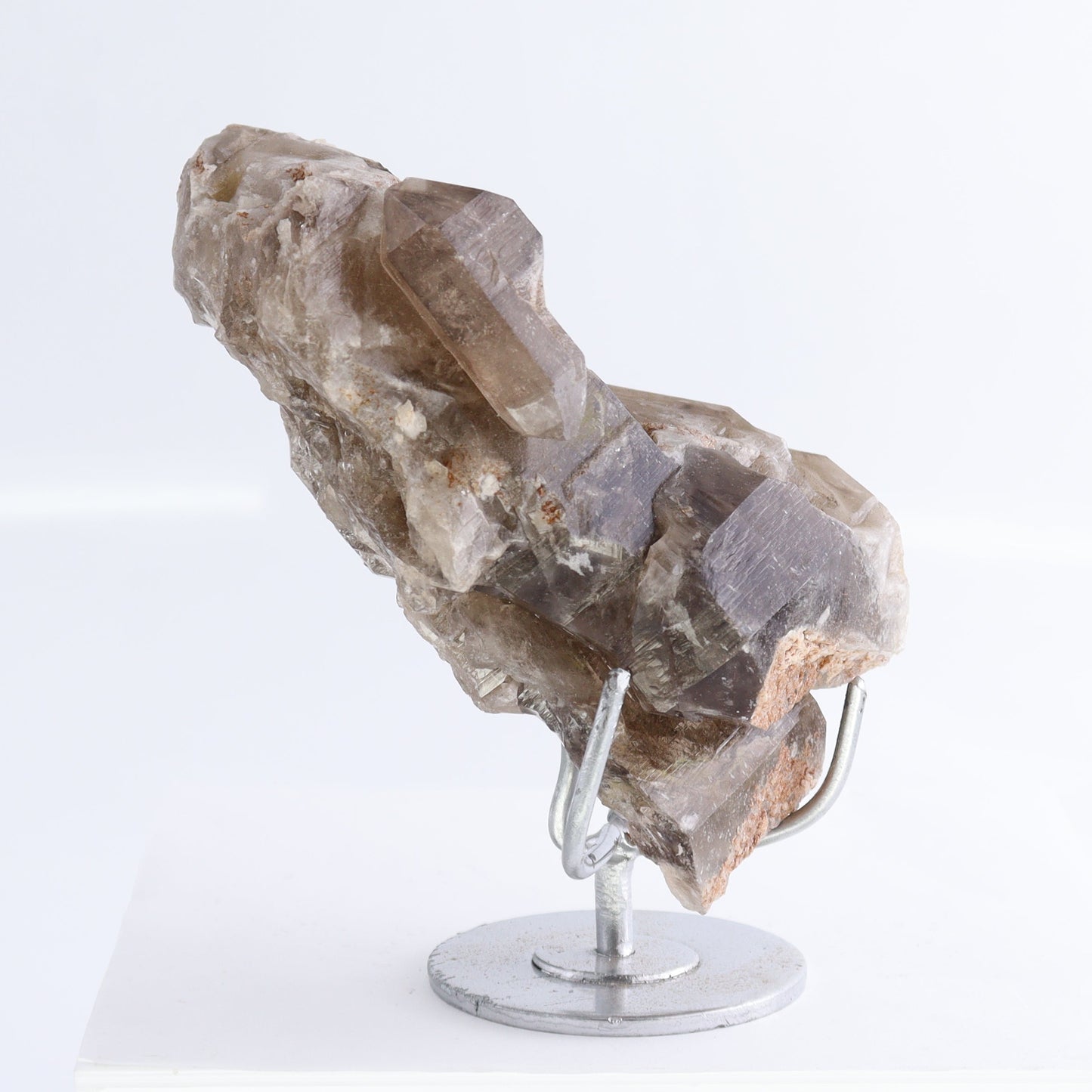 Smoky Quartz Clusters with Stand Set of 3 - Expert Wholesale and Supplier of Wholesale Crystals & Bulk Gemstones, ["cluster","Clusters","Quartz","Smoky Quartz"]