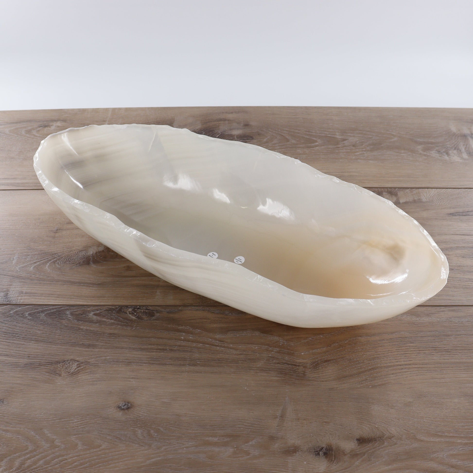Mexican Onyx/Calcite Canoe Bowl - Expert Wholesale and Supplier of Wholesale Crystals & Bulk Gemstones, ["Bowls","Calcite","canoe","Mexico","onyx"]
