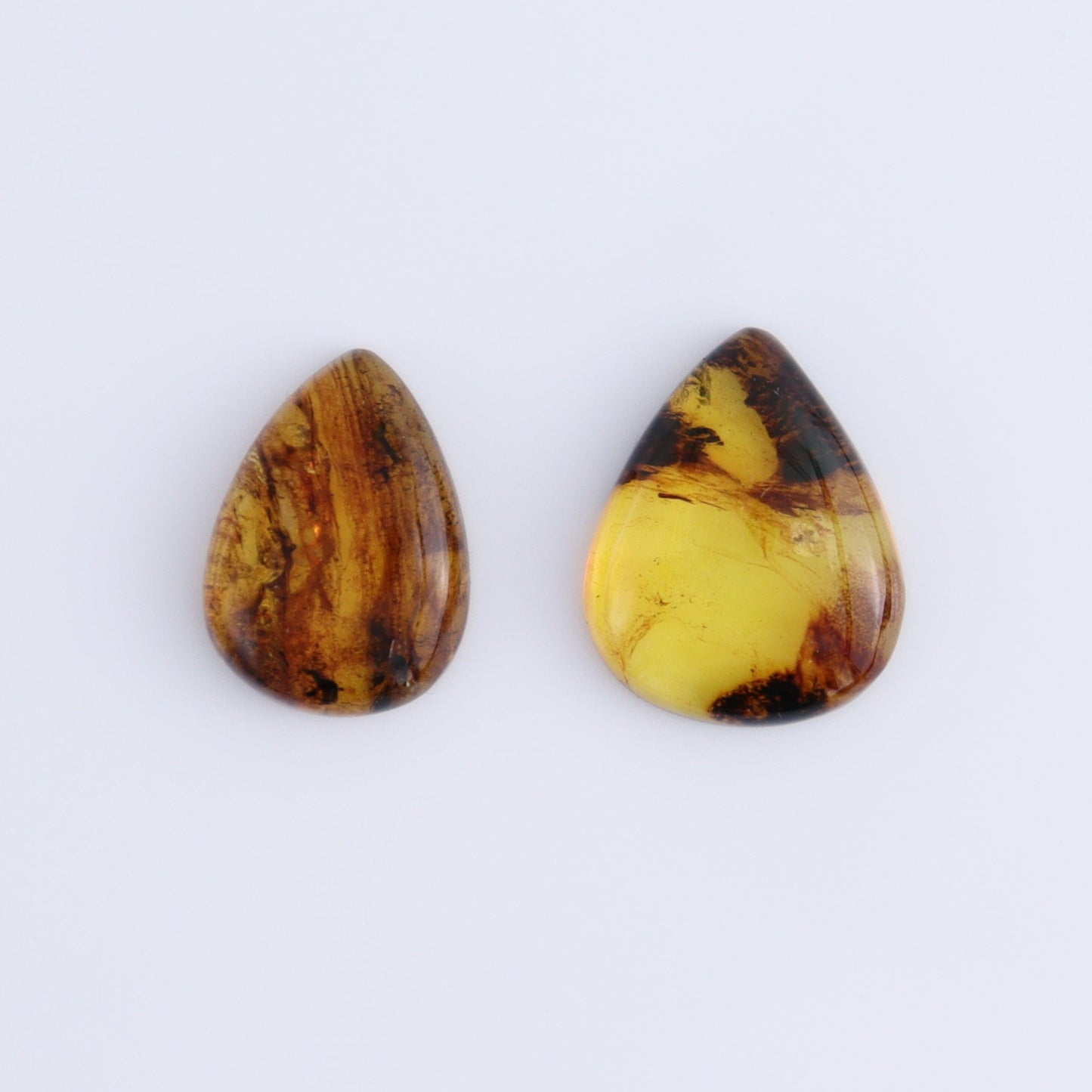 Chiapas Mexico Amber Cabs Set of 8 - Expert Wholesale and Supplier of Wholesale Crystals & Bulk Gemstones, ["Amber","Cabs","Chiapas Amber","Mexico"]