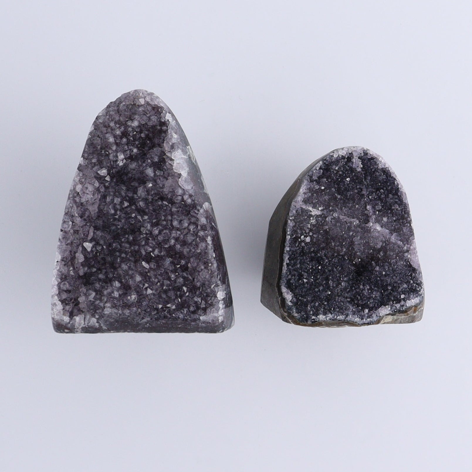 Uruguay Amethyst Cut Base Set of 8 - Expert Wholesale and Supplier of Wholesale Crystals & Bulk Gemstones, ["Amethyst","Cut Base","Uruguay"]