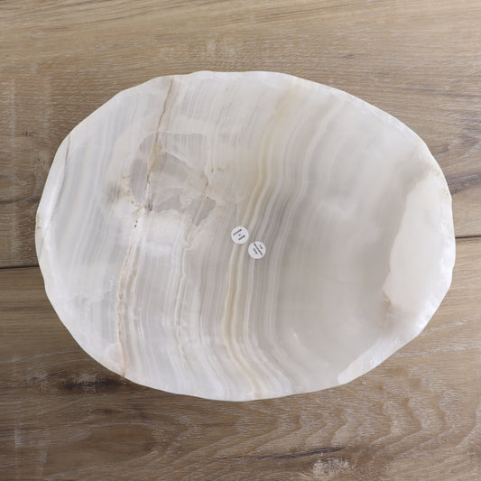 Mexican Onyx/Calcite Bowl 10" - Expert Wholesale and Supplier of Wholesale Crystals & Bulk Gemstones, ["Bowls","Calcite","Mexico","onyx"]