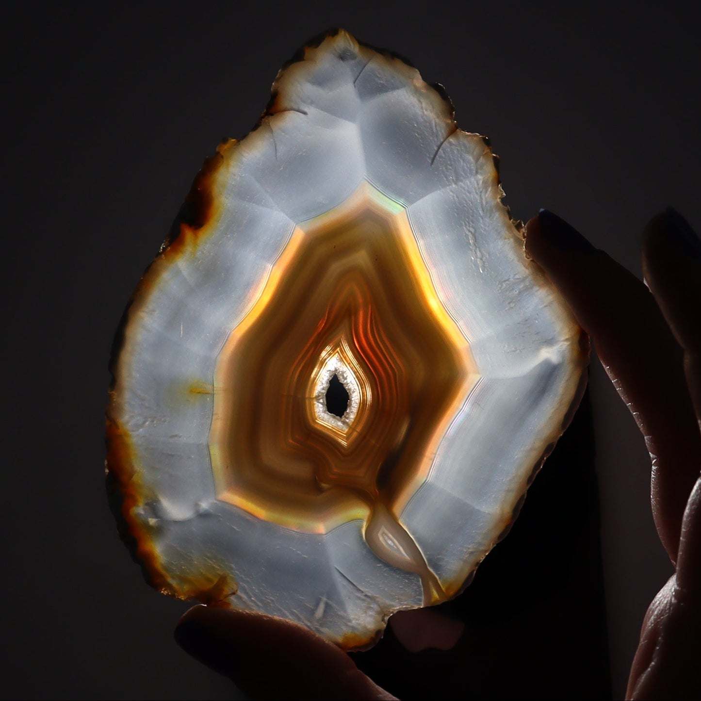 Iris Agate Slices Set of 4 - Expert Wholesale and Supplier of Wholesale Crystals & Bulk Gemstones, ["Agate","Iris Agate","Slices and Slabs"]