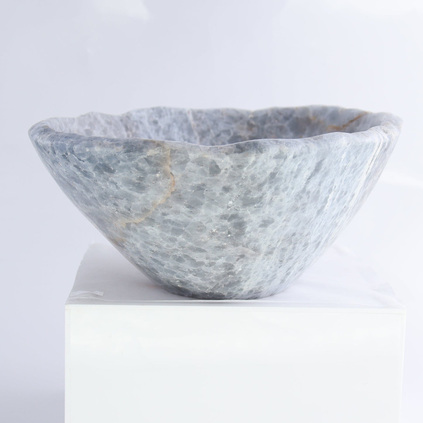 Blue Calcite Bowl